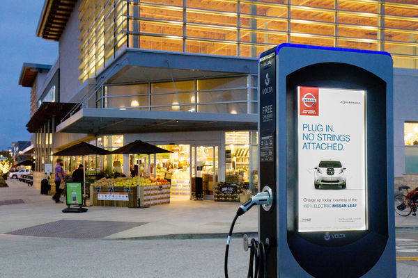 Volta Charging EV charging advertising network