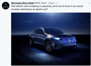 Mercedes-Benz Retail Tweet