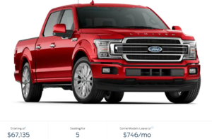 Ford F-150 Limited $67135