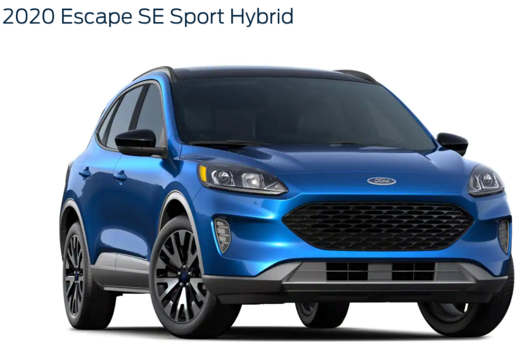 2020 Ford Escape Hybrid
