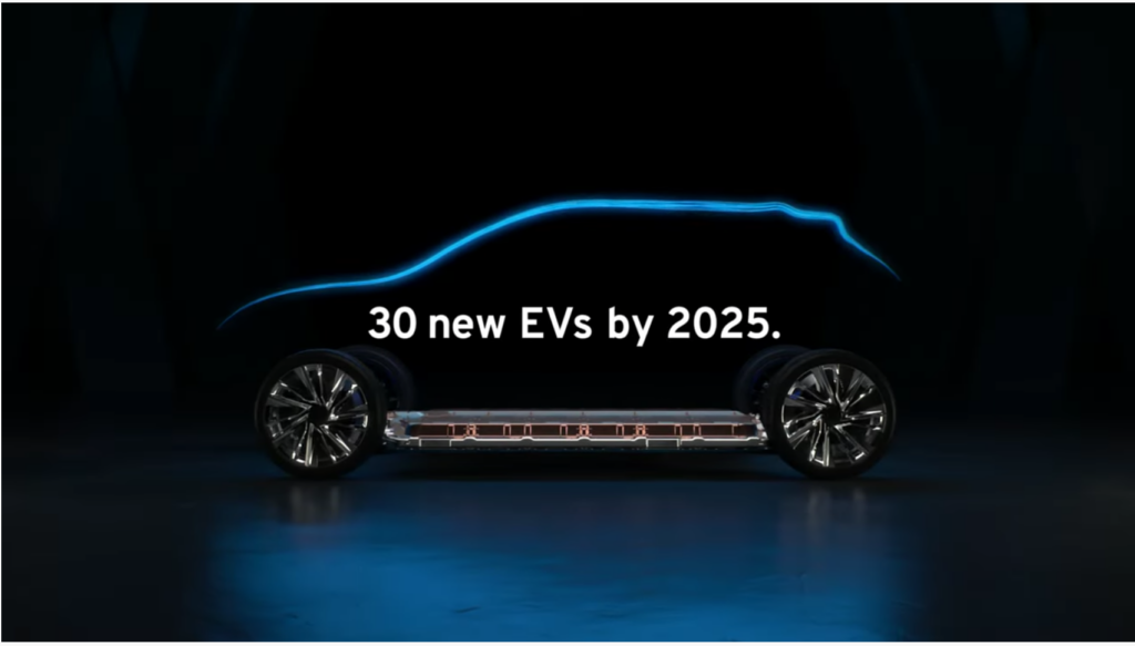 GM 30 new EVs by 2025