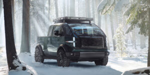 Canoo-Pickup-Front-Snow