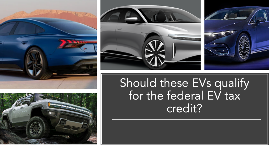 Should these EVs qualify for the federal EV tax credit?